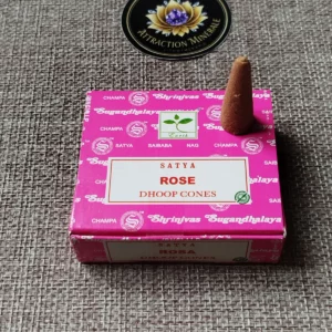 Cônes d'Encens Satya Rose 24g