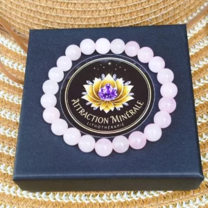 Bracelet en Quartz rose