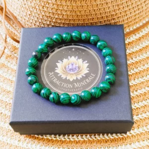Bracelet en Malachite naturelle