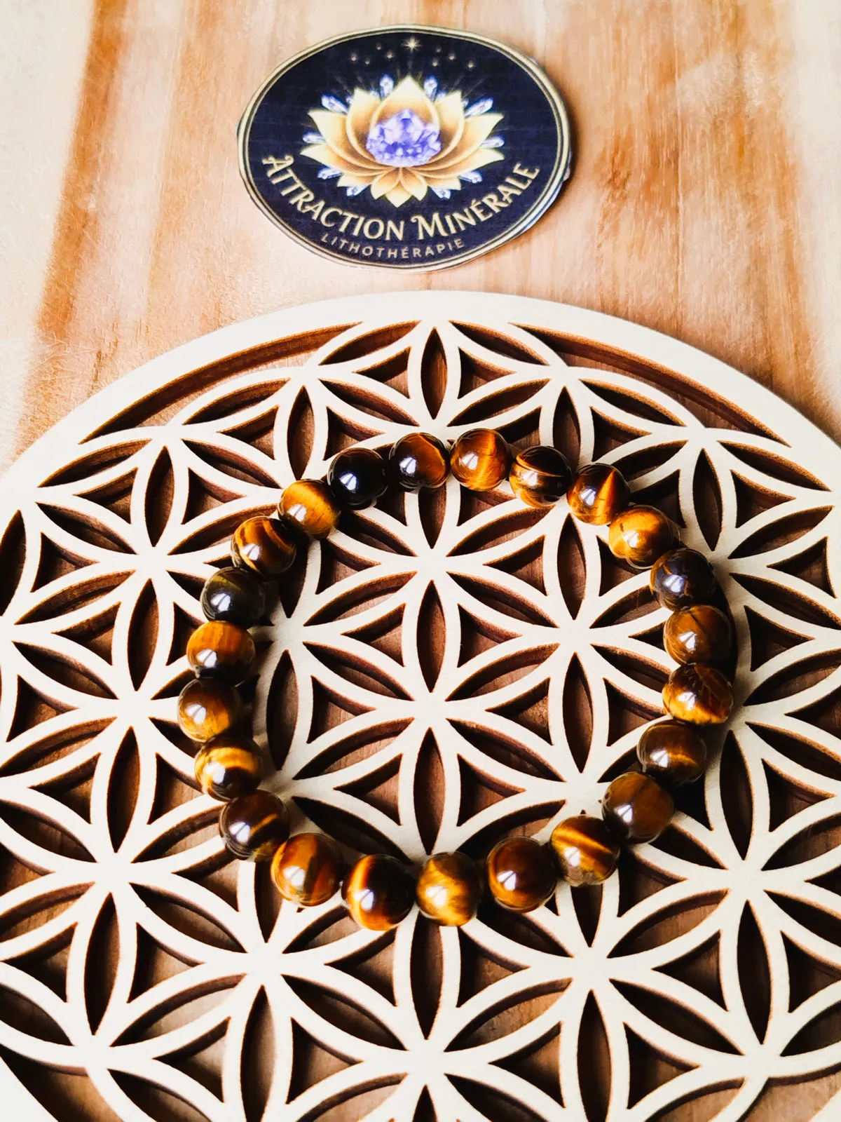 Bracelet en Oeil du Tigre – Image 2