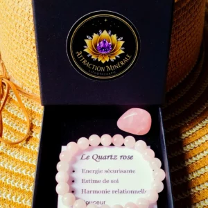 Coffret Quartz rose - Amour et Douceur